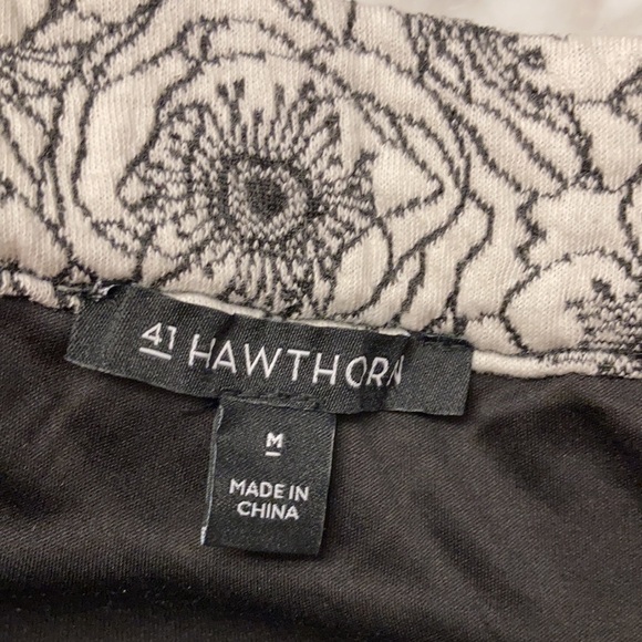 EUC 41 Hawthorne Black/Cream Pencil Skirt-Size Med - Picture 3 of 6